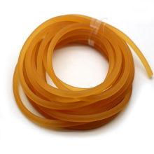 Corda elástica de látex de alta elasticidade sólida de 10 metros, amarela