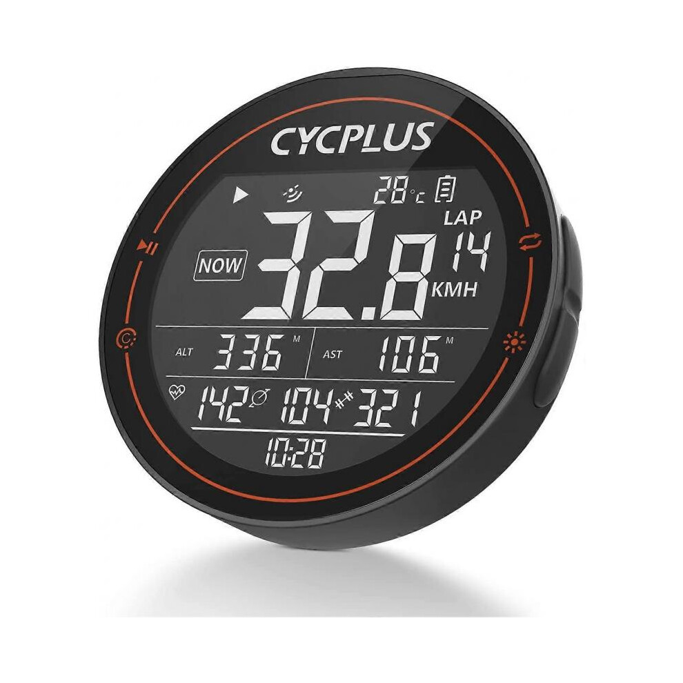 Wireless GPS bike computer, waterproof speedometer, odometer and MTB tracker