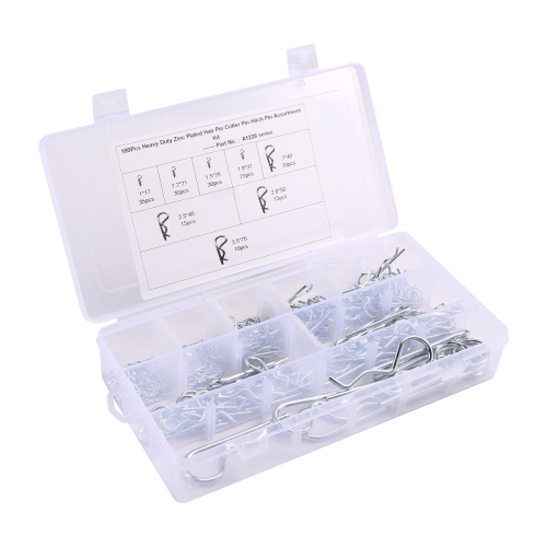 180 Pcs A1288 Split Galvanized R-Type Latch Bolt Cotter Pin 2
