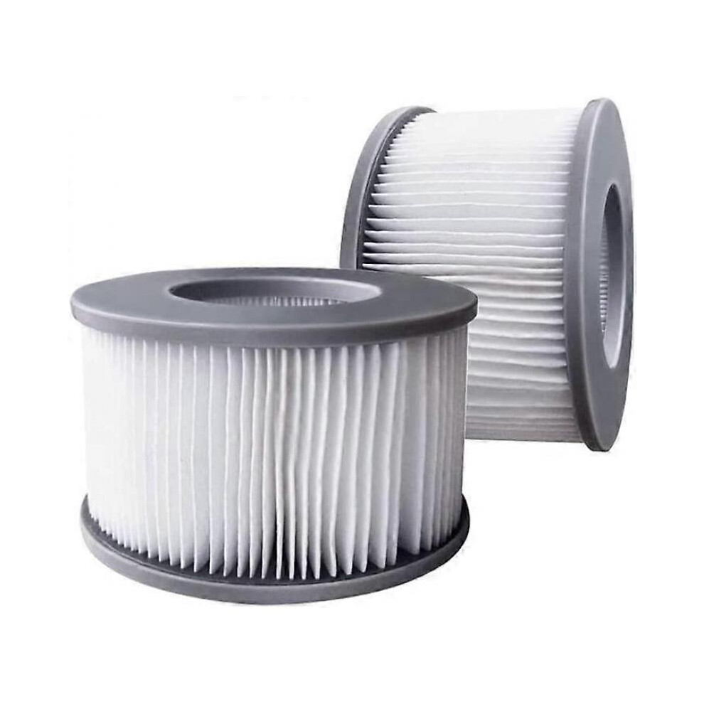 Pack of 2 Replacement Filters for Mspa - Cartridge Pump for Swimming Pools, Hot Underwater and Spa