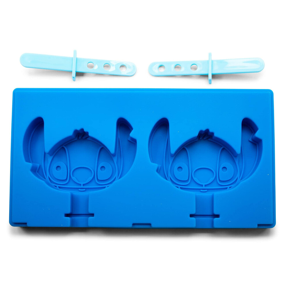 Disney Lilo & Stitch Ice Pop Mold Shape Maker  Silicone Ice Cube Tray For Freezer | Kitchen Gadget Essentials  Reusable Ice Mold For Homemade Popsicle