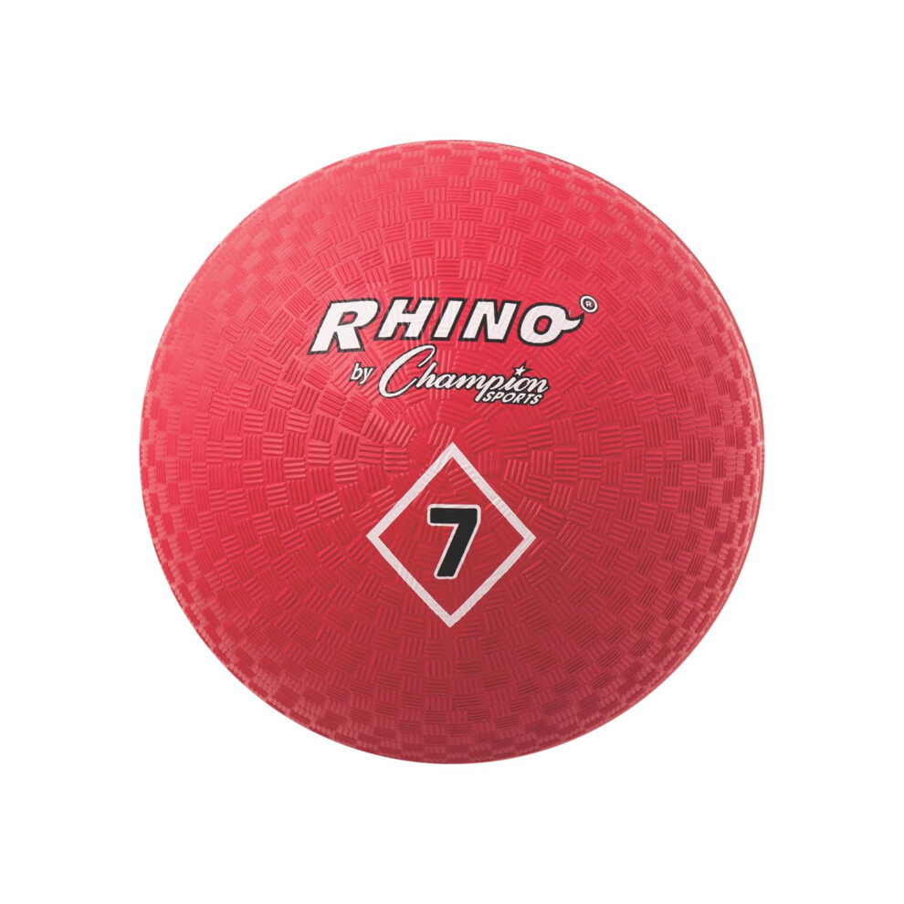 Champion Sports Playground Ball 7 """" Red