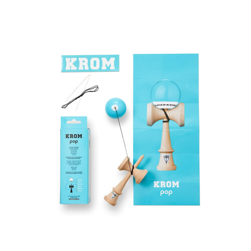 Kendama KROM Pop Lol Blu Cielo 1