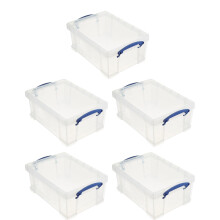 Bote tres utile Bote a conteneur de stockage en plastique de 9 litres avec un couvercle instantane et des poignees de verrouillage de clip inte