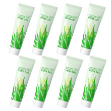 8PCS Aloe Vera Gel for Face & Body Hydrating Travel Size Pure Aloe Vera Gel Face Moisturizer for All Skin Type No-sticky Long Lasting Refreshing Mois