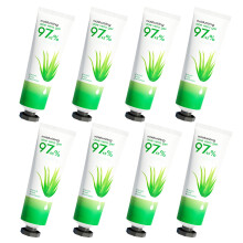 8PCS Aloe Vera Gel for Face & Body Hydrating Travel Size Pure Aloe Vera Gel Face Moisturizer for All Skin Type No-sticky Long Lasting Refreshing Mois