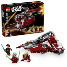 LEGO Star Wars: The Clone Wars Ahsoka's Jedi Interceptor Spaceship Building Toy - Kids Star Wars Toy for Boys and Girls Ages 8+ - Gift Idea for Birt
