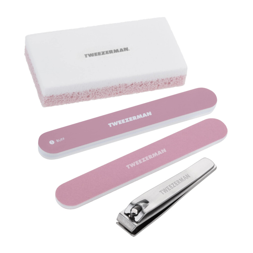 Tweezerman Exclusive Rose Tea Essential Pedicure Kit  4 Piece set