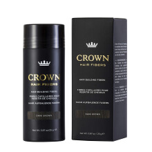 CROWN HAIR FIBERS fr dnner werdendes Haar (DUNKELBRAUN) Verdickt sofort dnner werdendes oder kahl werdendes Haar fr Mnner und Frauen 0,87 oz