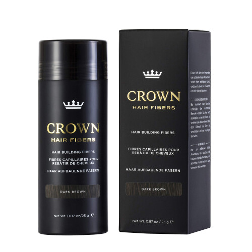 CROWN ΤΡΙΧΩΤΕΣ ΙΝΕΣ για Αραίωση Μαλλιών (ΣΚΟΥΡΟ ΚΑΦΕ) - Άμεση Πάχυνση Μαλλιών