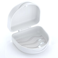Orthodontische gebitsbeschermer Case Dental Retainer Case-wit
