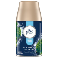 Recambio de aerosol autom tico Glade con aroma a niebla marina y cipr s, para el hogar y el ba o, 177 ml