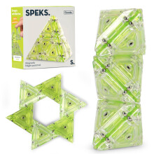 Speks Geode Pyramid 12 rszes ptokszlet - Peridot - szrakoztat asztali jtk felnotteknek