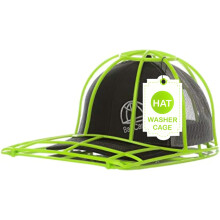 BallcapBuddy Cap Washer Hoedenreiniger voor baseballpetten met platte en gebogen biljetten - De originele gepatenteerde hoedenwasmachine - NEON G