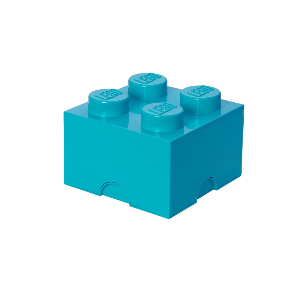 Room Copenhagen 40030643 LEGO Storage Brick  4 Knobs  Medium Azur
