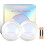 Ownest 2Pcs Νεονιέρα Ιριδίζουσα Χρώμα Σκόνη Νυχιών, Σκόνη Νυχιών Μερμαίδας 1