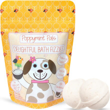 Poppymint Pals Foaming Bath Fizzies (Tropical Coconut)  Phthalatfreie, natrlich schumende Premium-Badebomben mit Bittersalz-Kokosnussl  spen