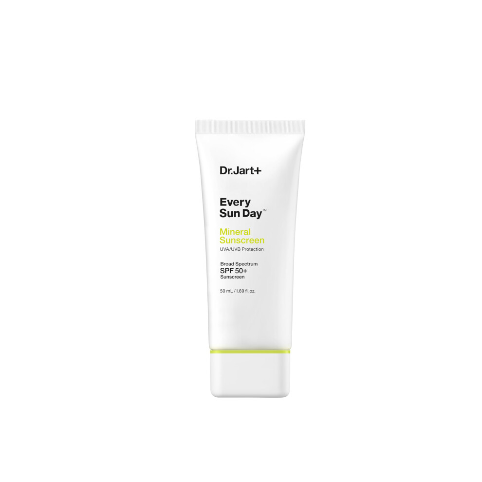 Dr.Jart+ Every Sun Day Mineral Sunscreen SPF 50+ for Face | Korean Skin Care  1.69 Fl Oz