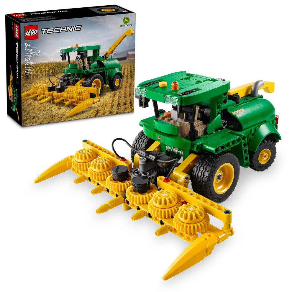 Lego Technic John Deere 9700 Forage Harvester Tractor Toy, Buildable Farm Toy For Imaginative Play, Kids Truck Gift For Boys And Girls Ages 9 And Up W