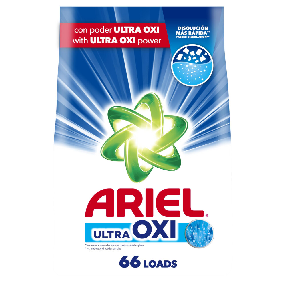 Ariel  with Ultra Oxi  Powder Laundry Detergent  105 oz 66 loads
