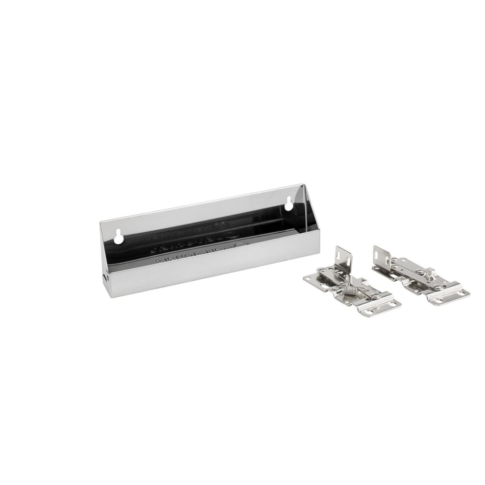 Photos - Tap Hidden Part Rev-A-Shelf 16"""" Slim Tip-Out Sink Tray for Kitchen and Bathroom Base Cabinets Large Pull Out Stainless Steel Storage Orga