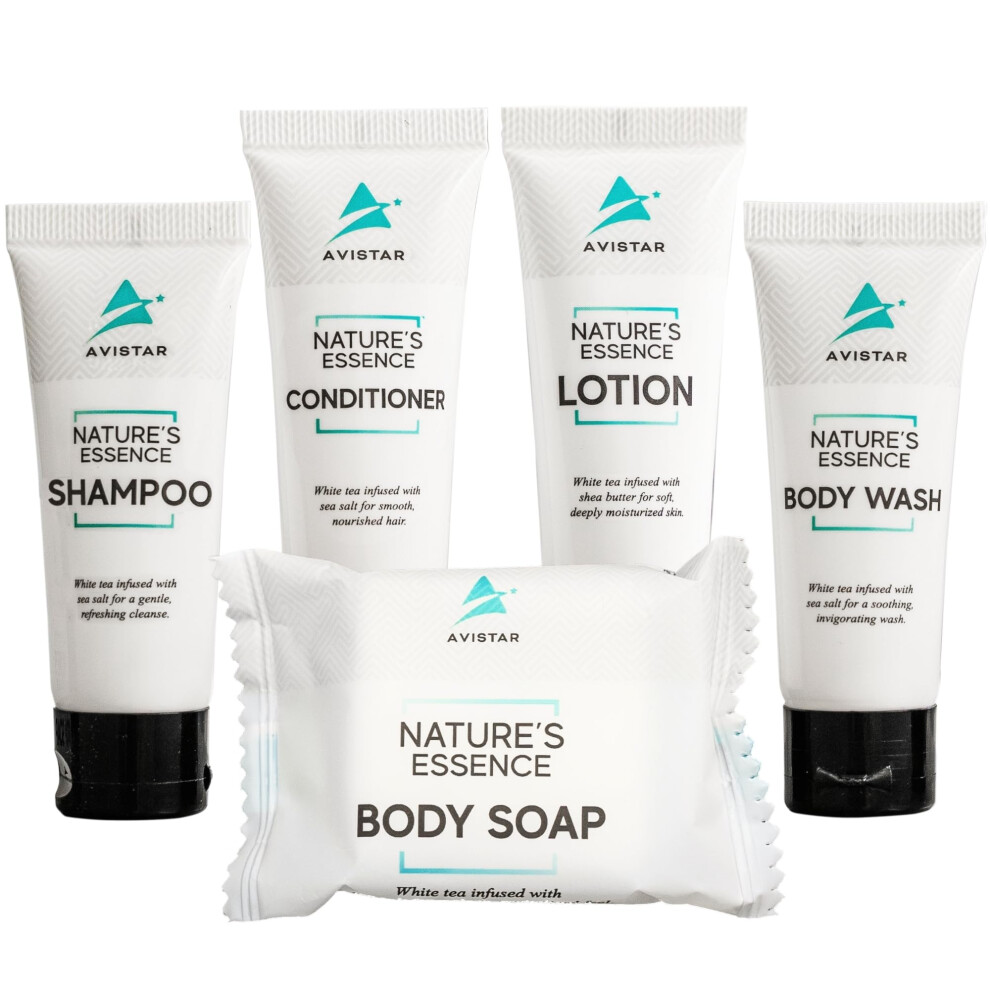 180 Piece Hotel Soap & Bulk Toiletries - Airbnb Essentials for Hosts & Guests - Hotel Shampoo & Conditioner Supplies for Guests Hotel Toiletries Bulk