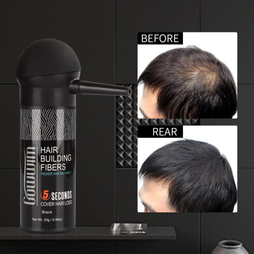 gowwim Ινες Μαλλιών για Αραίωση Μαλλιών 25g, 100% Αόρατες, Κάλυψη Αραιών Περιοχών 1