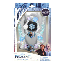 Conjunto de Joyería para Niñas LUV HER - Set de Joyería de 3 Piezas con Collar, Pulsera y Anillo - Accesorios de Frozen - Edades 3+