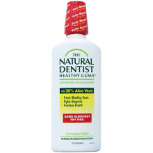 Natural Dentist, Gengivas Saudveis, Antigengivite, Enxgue, Hortel-Pimenta - 16,9 fl oz
