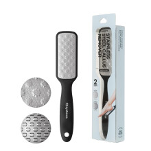 F3 Systems 2Steps Stainless Steel Callus Remover Effective for Thick Callus and Cracked Feet Pedicure Rasp Remove Hard Skin Grater Foot File Foo