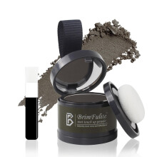 BRIMFULITE Haaransatz-Puder, schnelles Abdecken von grauen Haaren, wind- und schweißfest für Frauen und Männer