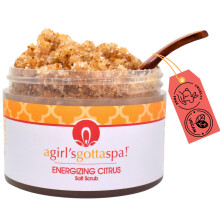 A Girl's Gotta Spa! Esfoliante Corporal KP com Sal do Mar Morto - Hidratantes Naturais para Pele Seca 10 oz