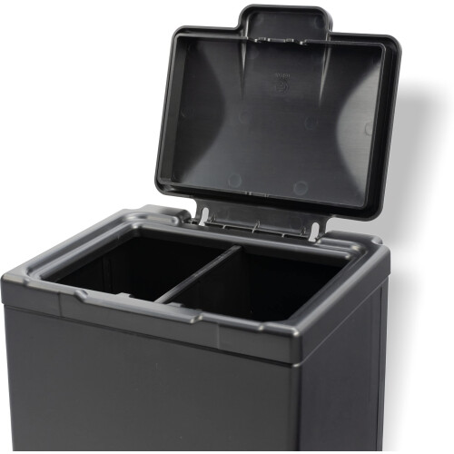 Dispensador modular de bancada de pl   stico de San Jamar, 10,25 x 13,25 x 18,25 polegadas preto/prata 1