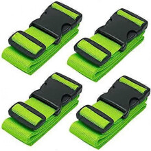 4 Pack Luggage Straps for Suitcases Strap Travel Belts Accessories multiduty