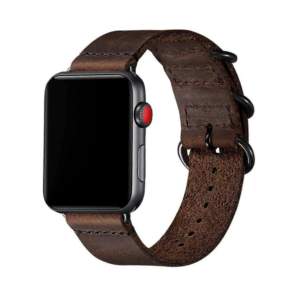 Vintage Leather Strap Compatible With Apple Watch 38Mm 40Mm 41Mm 42Mm 44Mm 45Mm For Men And Women 5004229808268