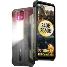 Ulefone Armor 24 Rugged Phones, 22000mAh(66W), 24GB 256GB Android 14, IP68/69K