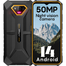 (Orange) Ulefone Armor X13 Rugged Phone, 6GB+64GB, 50MP Rear Camera,