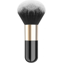 Powder Makeup Brush, Flat Kabuki Brush, Foundation Brush Blush Brush for Blending Makeup, Black & Gold