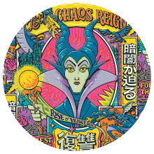 Ceaco - Disney - Villains - Maleficent - 500 Piece Round Jigsaw Puzzle