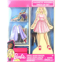 Barbie magnetische houten aankleedstijl