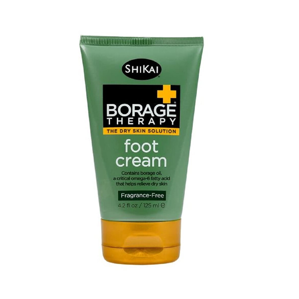 Skikai Borage Therapy Voetcr Me (118 Ml) | Geurvrije Vochtinbrengende Lotion | Helende Verzorging Voor Droge, Gebarsten Hielen | Met Bernagieolie-image