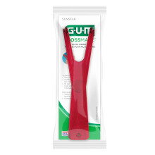 GUM Flossmate, filo interdentale riutilizzabile con manico, ecologico, per la rimozione della placca e la salute delle gengive (confezione da 1)