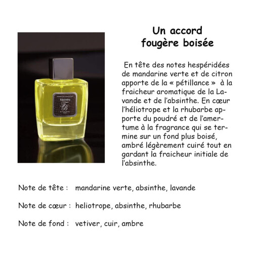 FRANCK BOCLET UNISEX EAU DE PARFUM ASSINTHE 3,4 oz 1
