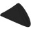 Ploymono Black Black Heavy Duty Clows - 17 x 17 inch Solid Solid Polyester Cina ?erve?ele - set de 8 ?erve?ele cu margini cu ochiuri - excelent p 1