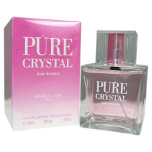 Karen Low Pure Crystal Eau de Parfum Spray para mujer, 3.4 onzas