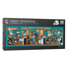 YouTheFan NFL Miami Dolphins Game Day in The Dog House 1000pc Puzzle