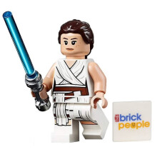 LEGO Star Wars: Rey i Vita Kappor och Ljusstav - från Rise of Skywalker