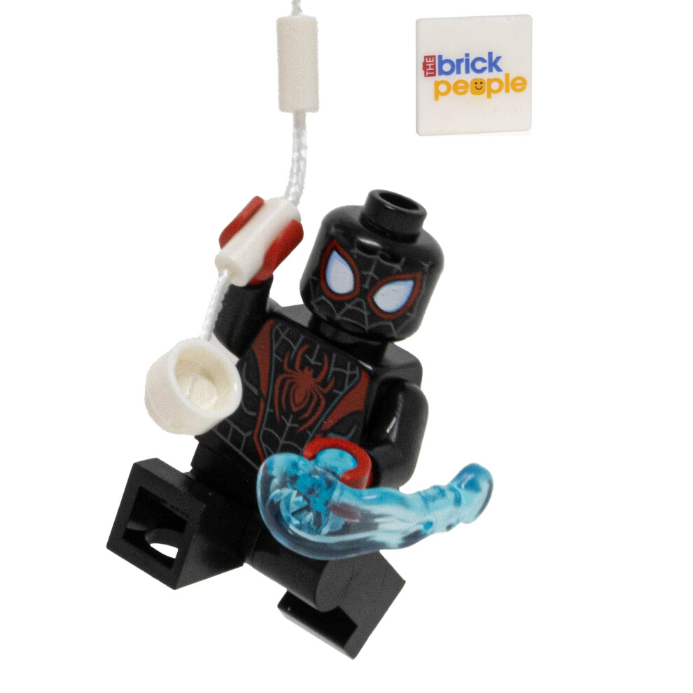 Lego Superheroes: Miles Morales Minifigure With Web