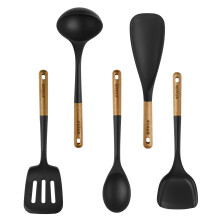 Staub Silikon-Kochutensilien 5 Schwarz