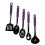 Chef Craft Basic Nylon -keitto-/tarjoilukauha, 12 tuumaa, violetti/musta 3